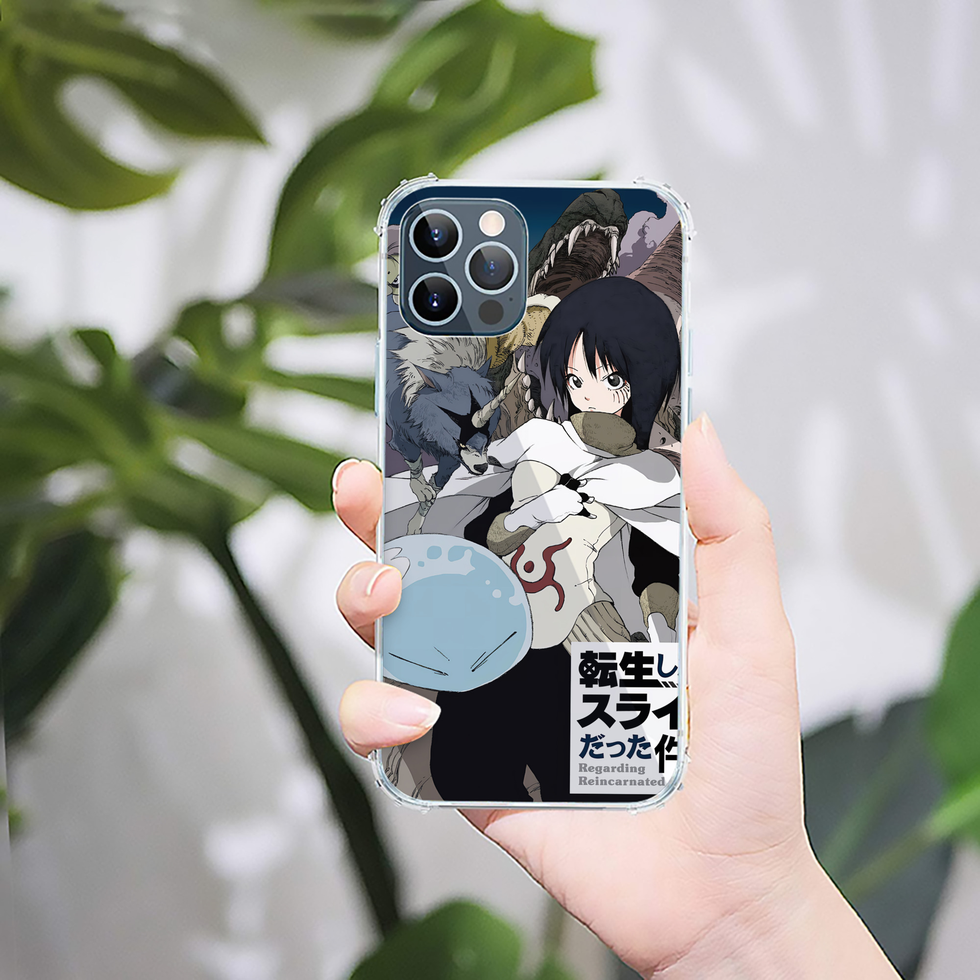 （画像用） 転スラ Regarding Reincarnated to Slime 【iPhone 12シリーズ対応】透明スマホケース（クリアソフトケース）